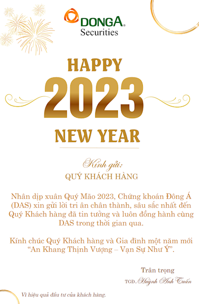 CHÚC MỪNG NĂM MỚI XUÂN QUÝ MÃO NĂM 2023